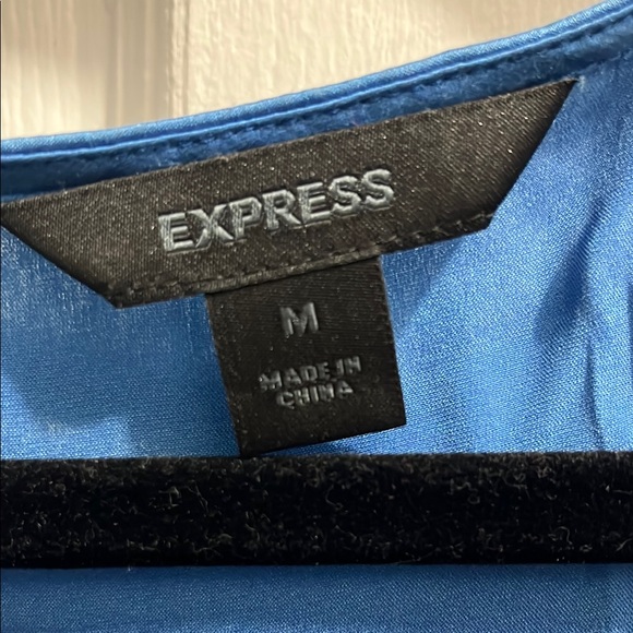 Blue Long-Sleeve Dress - Picture 2 of 4